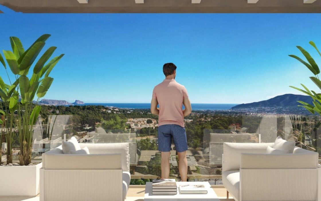 Новые виллы в Ла Нусии с панорамным видом на море 170 кв.м.