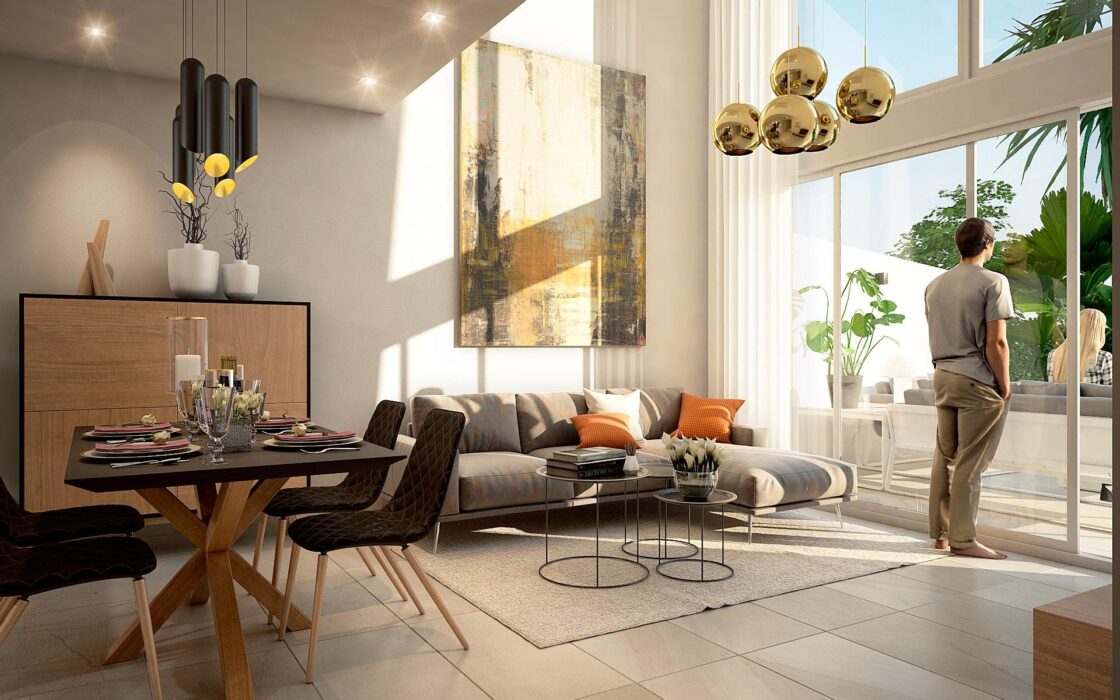 Таунхаус 108 кв.м с террасой в Альгорфе, La Finca Golf