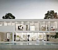 Вилла с террасой и видом на море в Марбелье 494 кв.м.