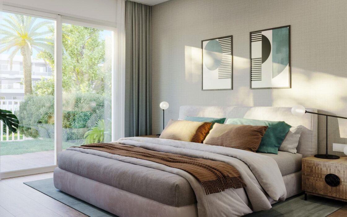 Новые апартаменты с террасой в Аленда Гольф 99 кв.м