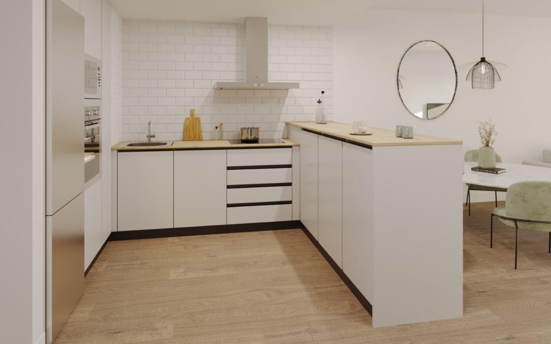 Новые апартаменты с террасой в Аленда Гольф 99 кв.м