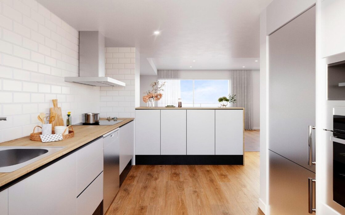 Новые апартаменты с террасой в Аленда Гольф 99 кв.м