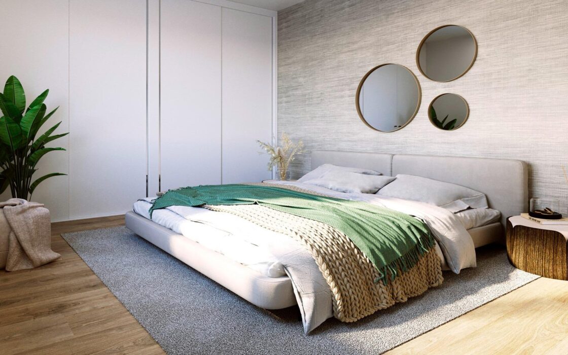 Новые апартаменты с террасой в Аленда Гольф 99 кв.м