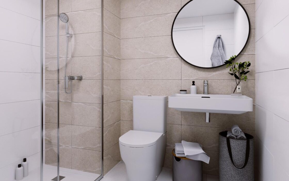 Новые апартаменты с террасой в Аленда Гольф 99 кв.м