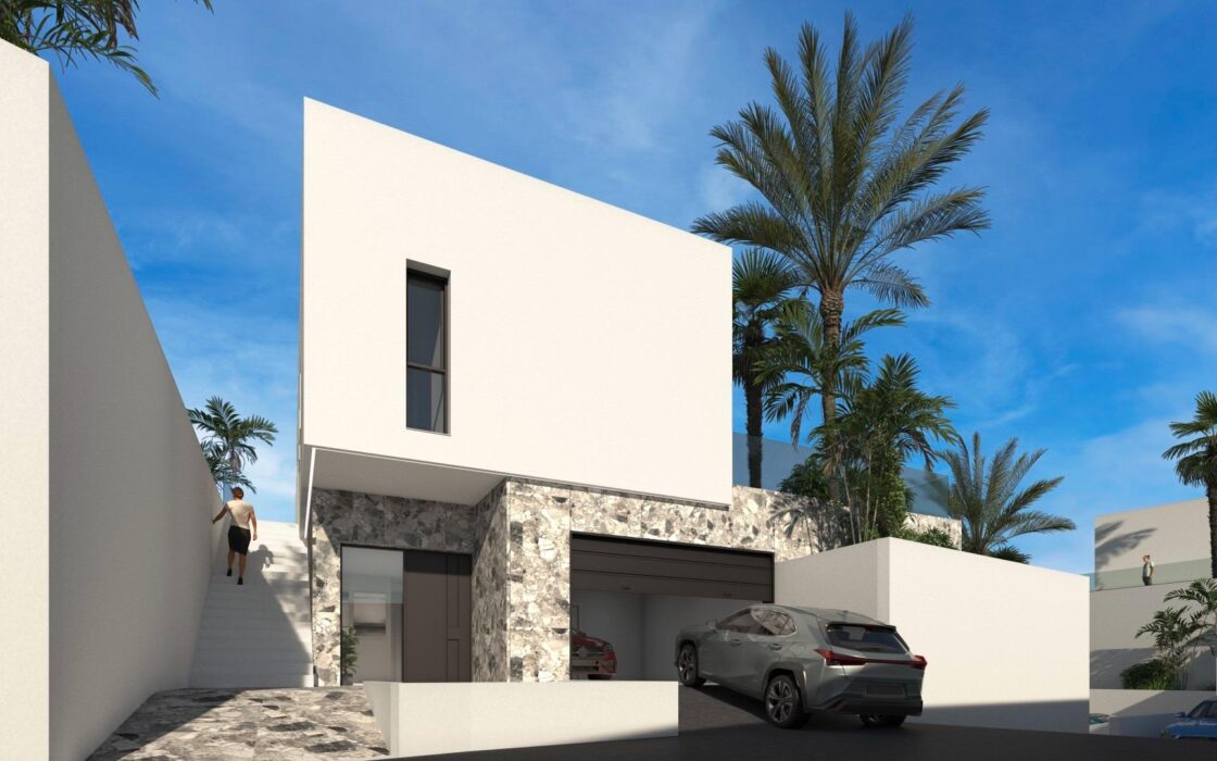 Новые виллы с видом на море в Балкон де Финестрат 322 кв.м.