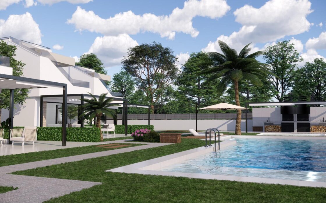 Вилла в Пилар де ла Орадада 4 спальни с террасой 79 кв.м