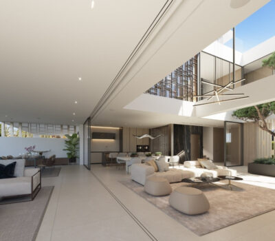 Вилла с террасой и видом на море в Пуэрто-Банусе 445 кв.м