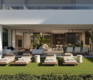 Вилла с террасой и видом на море в Пуэрто-Банусе 445 кв.м