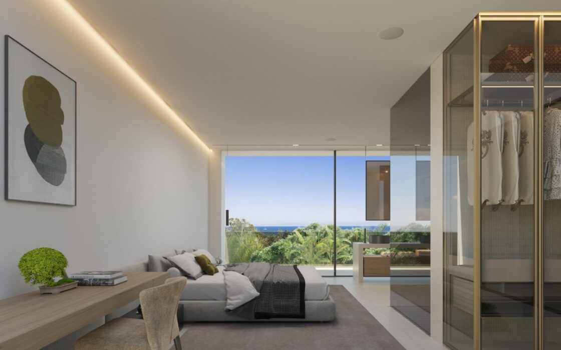 Вилла с террасой и видом на море в Пуэрто-Банусе 445 кв.м