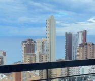 Квартира с террасой в Бенидорме 42 кв.м рядом с пляжем