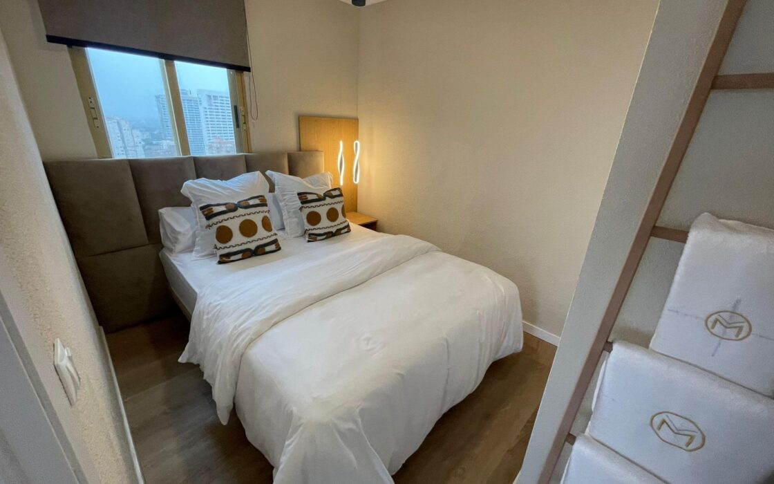 Квартира с террасой в Бенидорме 42 кв.м рядом с пляжем