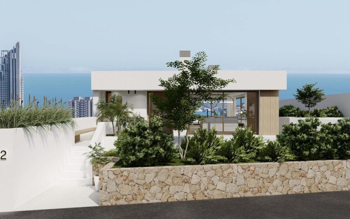 Вілли з видом на море у Фінестраті, 3 спальні, новий комплекс