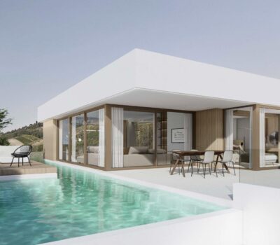 Вілли з видом на море у Фінестраті, 3 спальні, новий комплекс