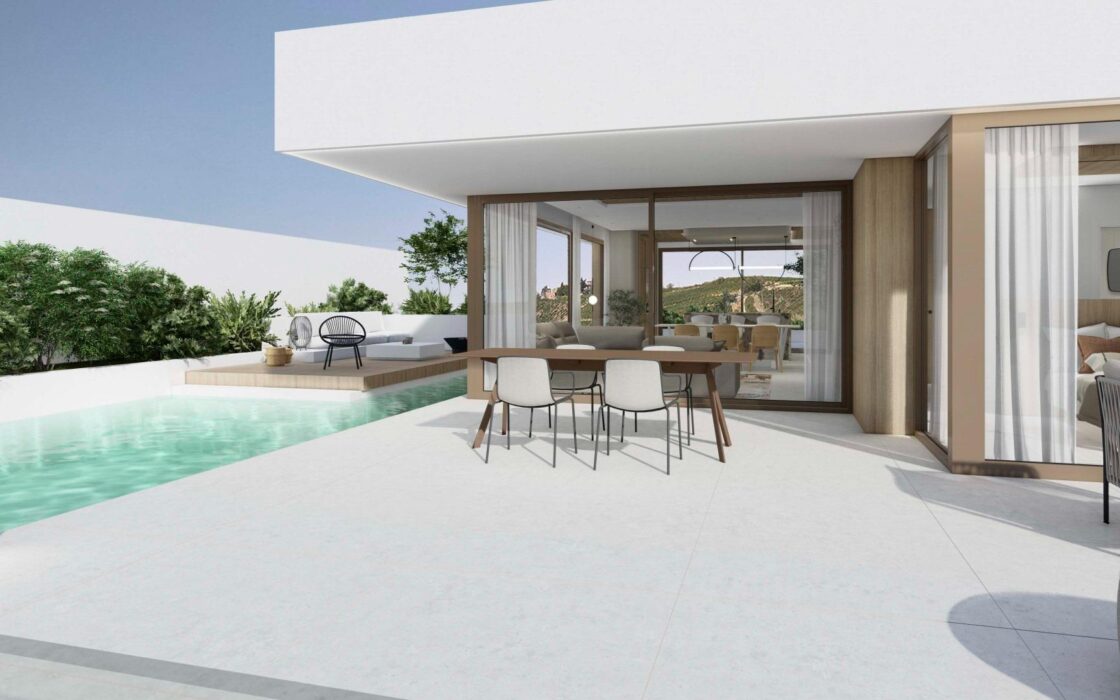 Вілли з видом на море у Фінестраті, 3 спальні, новий комплекс