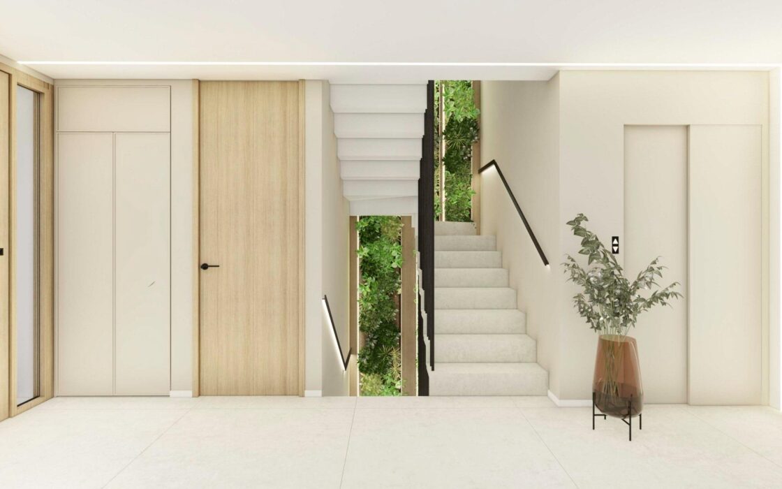 Вілли з видом на море у Фінестраті, 3 спальні, новий комплекс