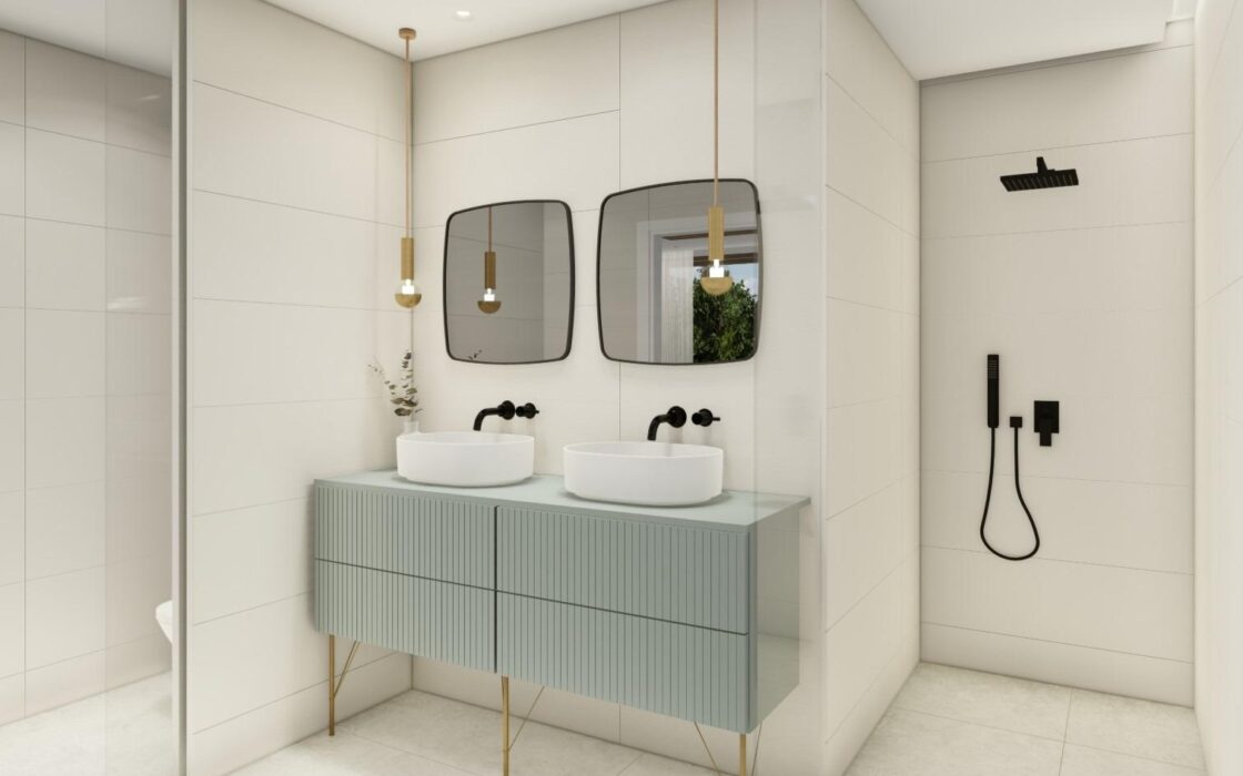 Вілли з видом на море у Фінестраті, 3 спальні, новий комплекс