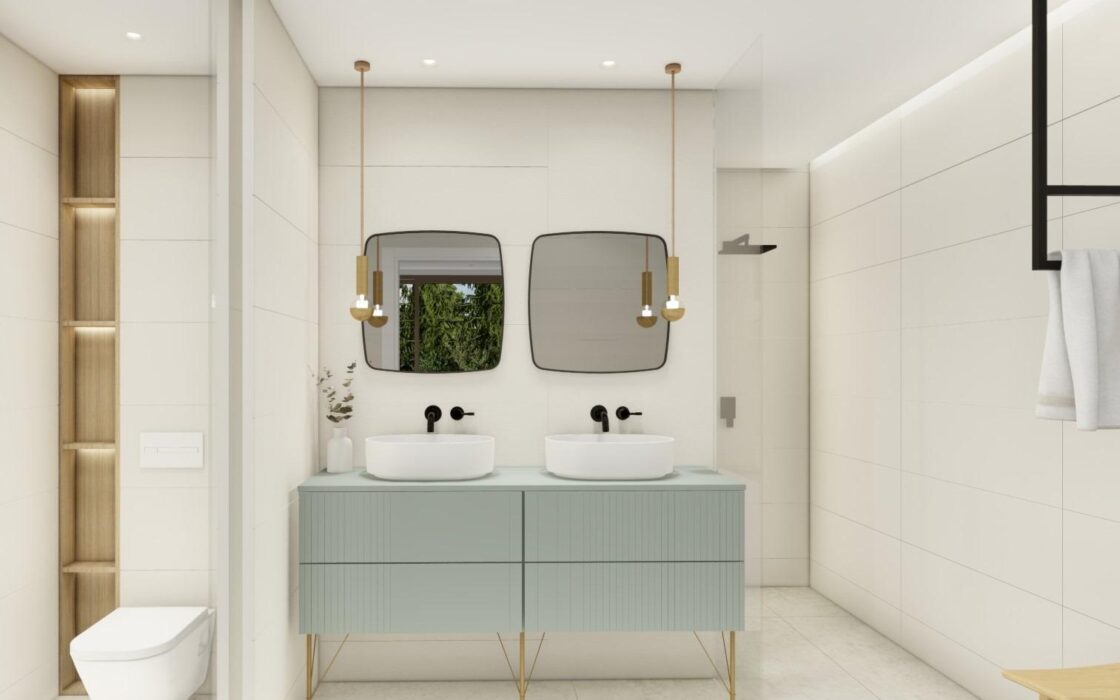 Вілли з видом на море у Фінестраті, 3 спальні, новий комплекс