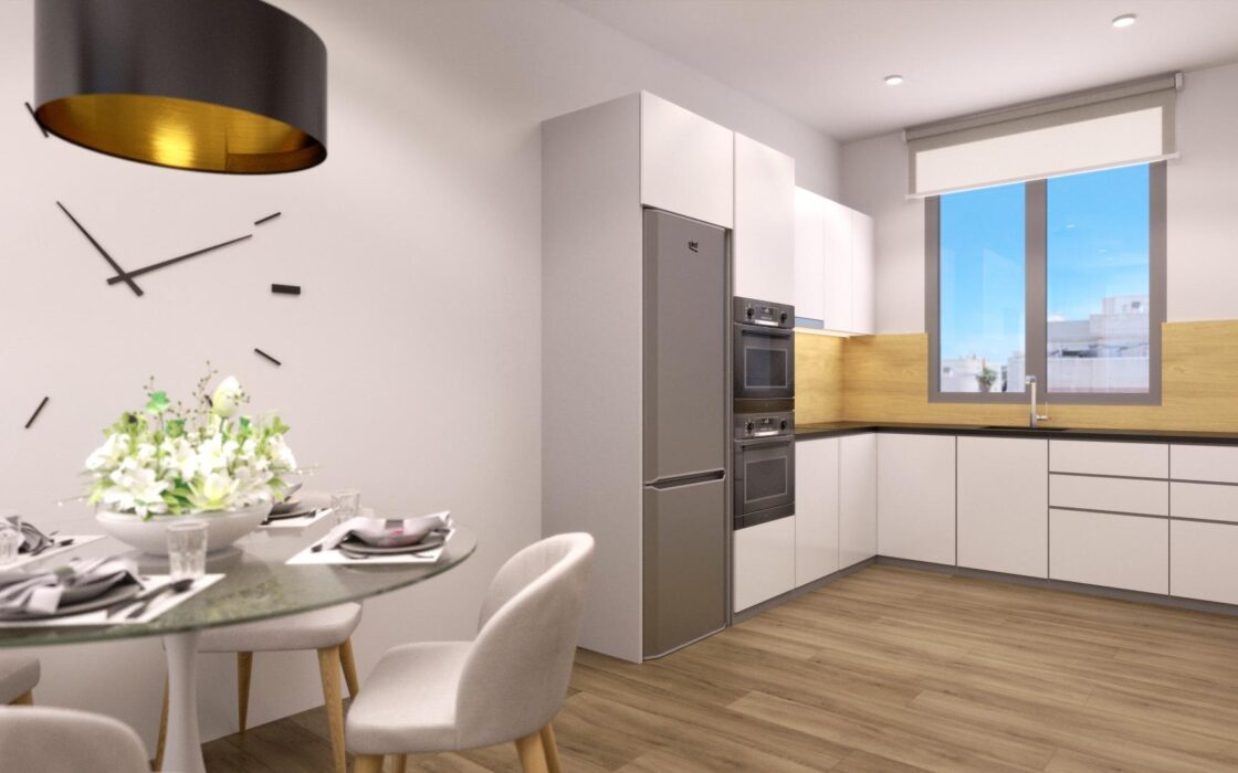 Апартаменти в Аліканте 67 кв.м з терасою та басейном