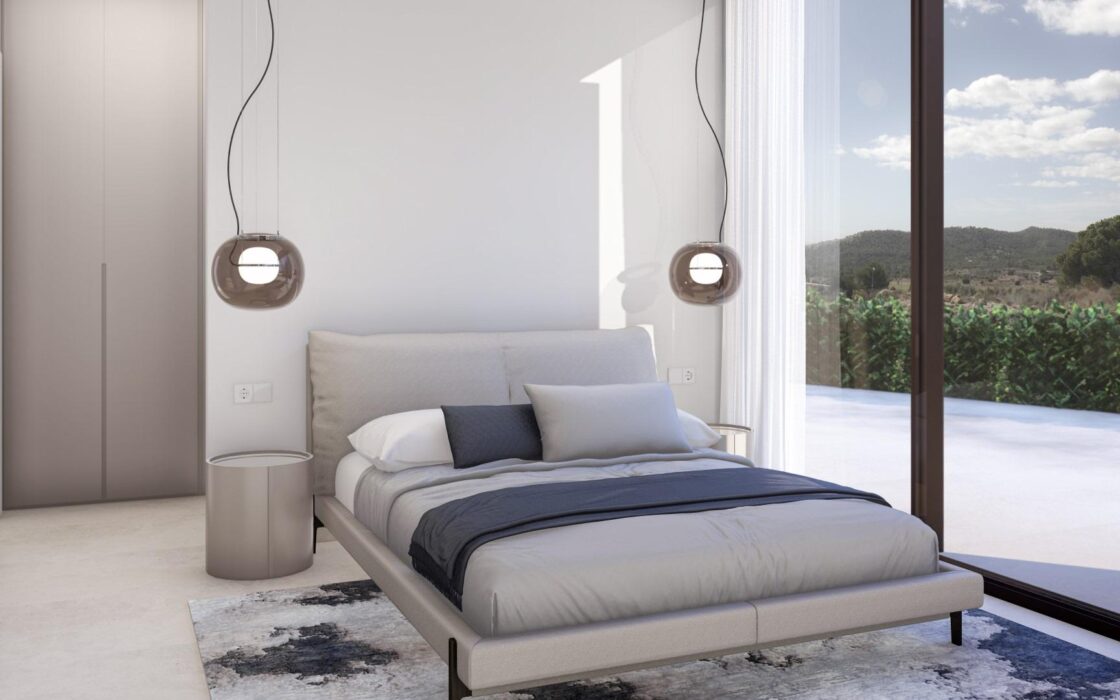 Отдельная вилла с бассейном в Финестрате 141 кв.м у гольфа