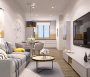 Апартаменты 67.7 кв.м с террасой в Аликанте у моря