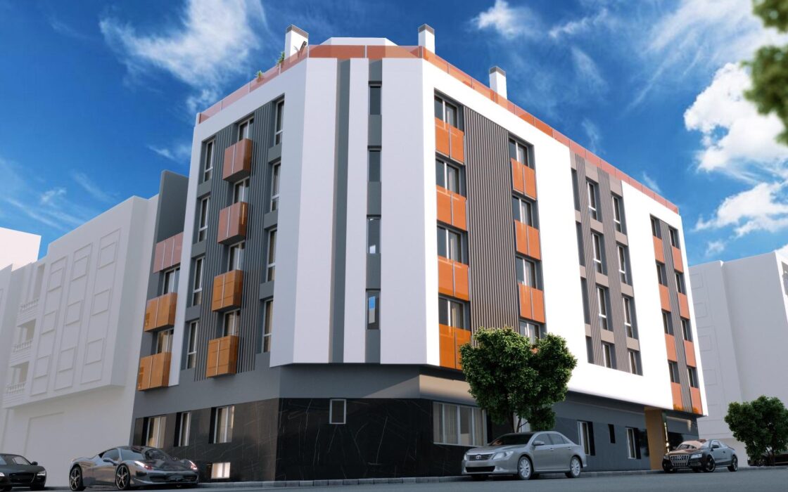 Апартаменты 67.7 кв.м с террасой в Аликанте у моря