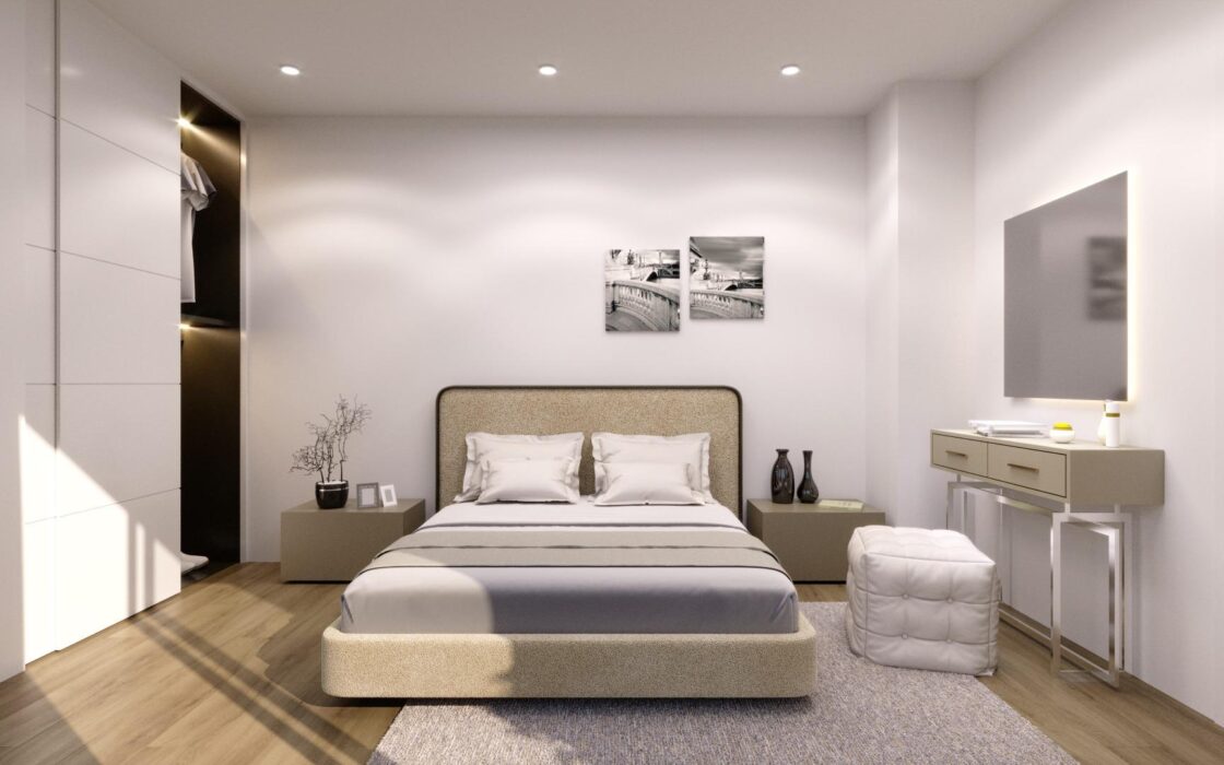 Апартаменты 67.7 кв.м с террасой в Аликанте у моря