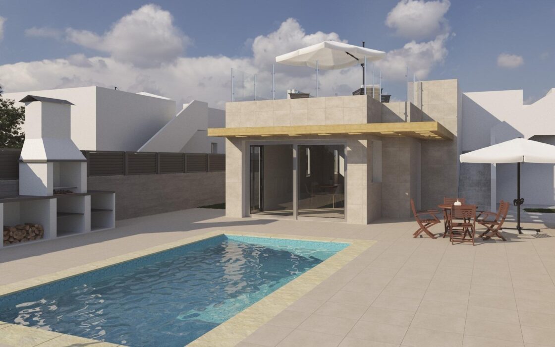 Вілла з басейном в Полоп де ла Марина 107 кв.м біля моря