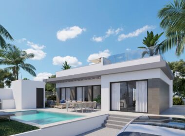 Вилла 100 кв.м с бассейном в Полоп де ла Марина