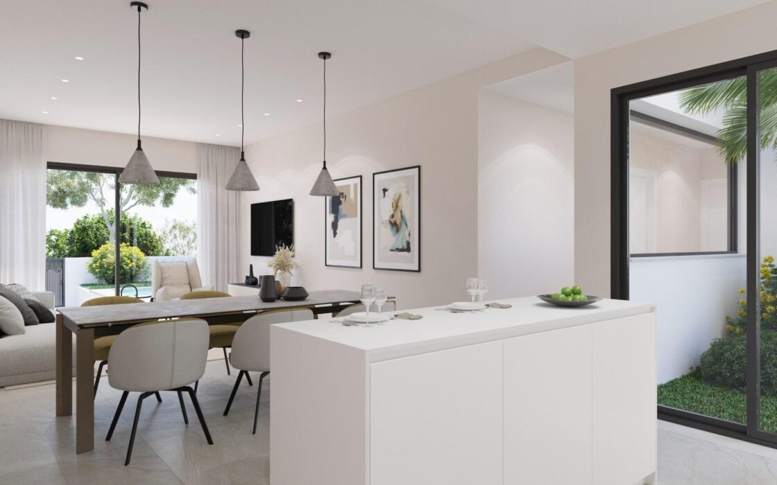 Вилла 100 кв.м с бассейном в Полоп де ла Марина