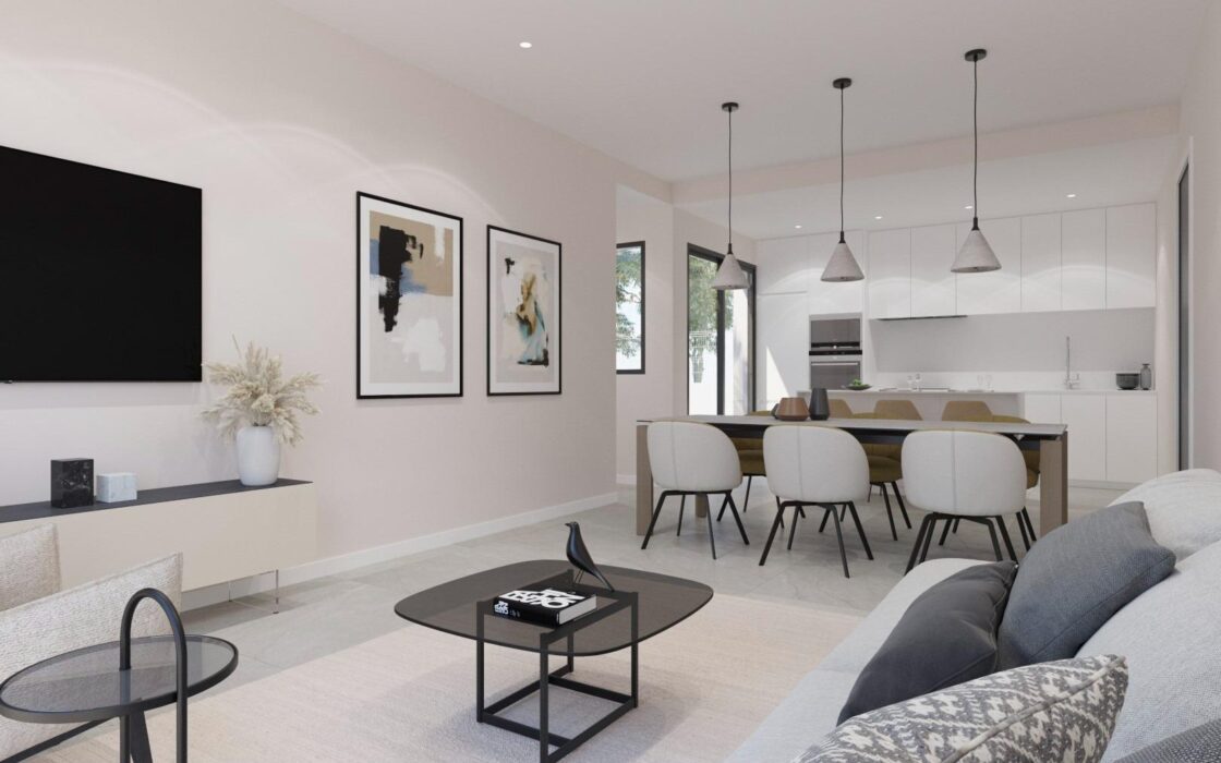 Вилла 100 кв.м с бассейном в Полоп де ла Марина