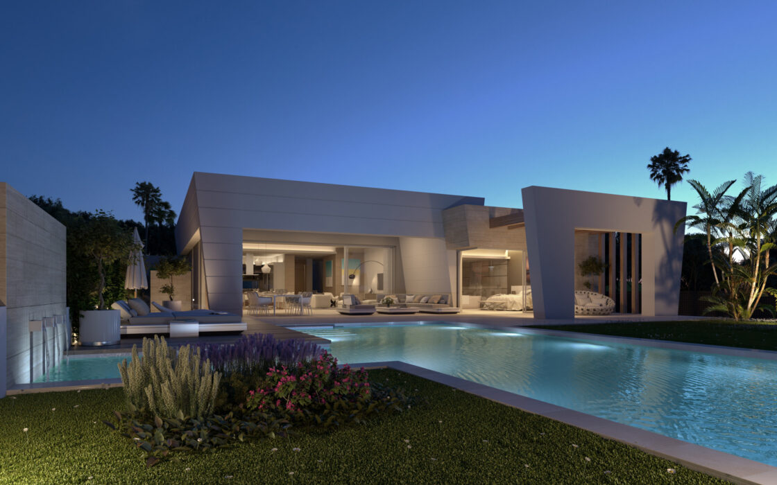 Элегантная вилла с террасой в Golden Mile, Marbella 637 кв.м.