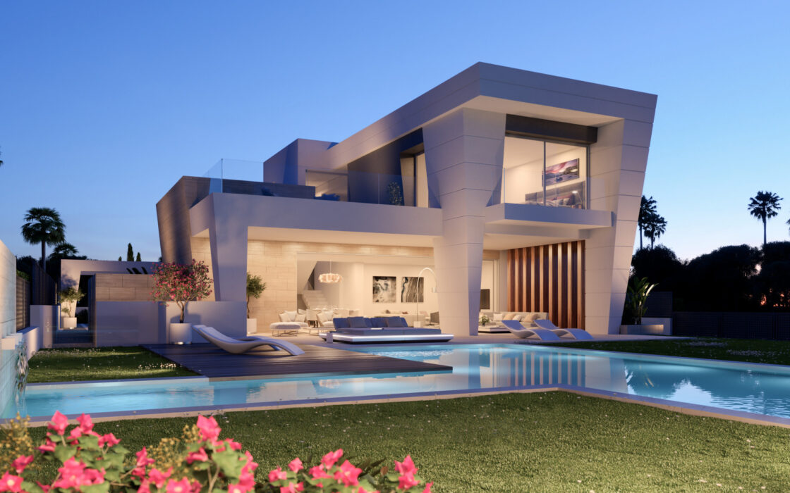 Вилла с террасой в Нагуэлесе, Марбелья, 4 спальни, 637 кв.м