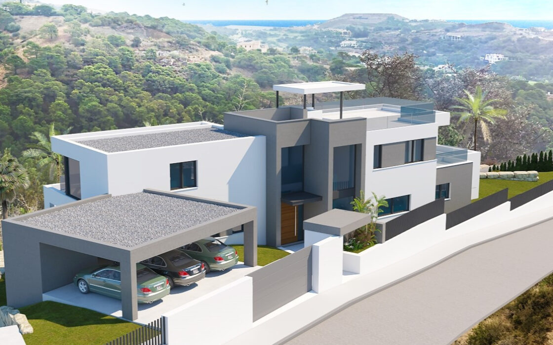 Вилла с 5 спальнями и террасой в Бенахависе, Марбелья