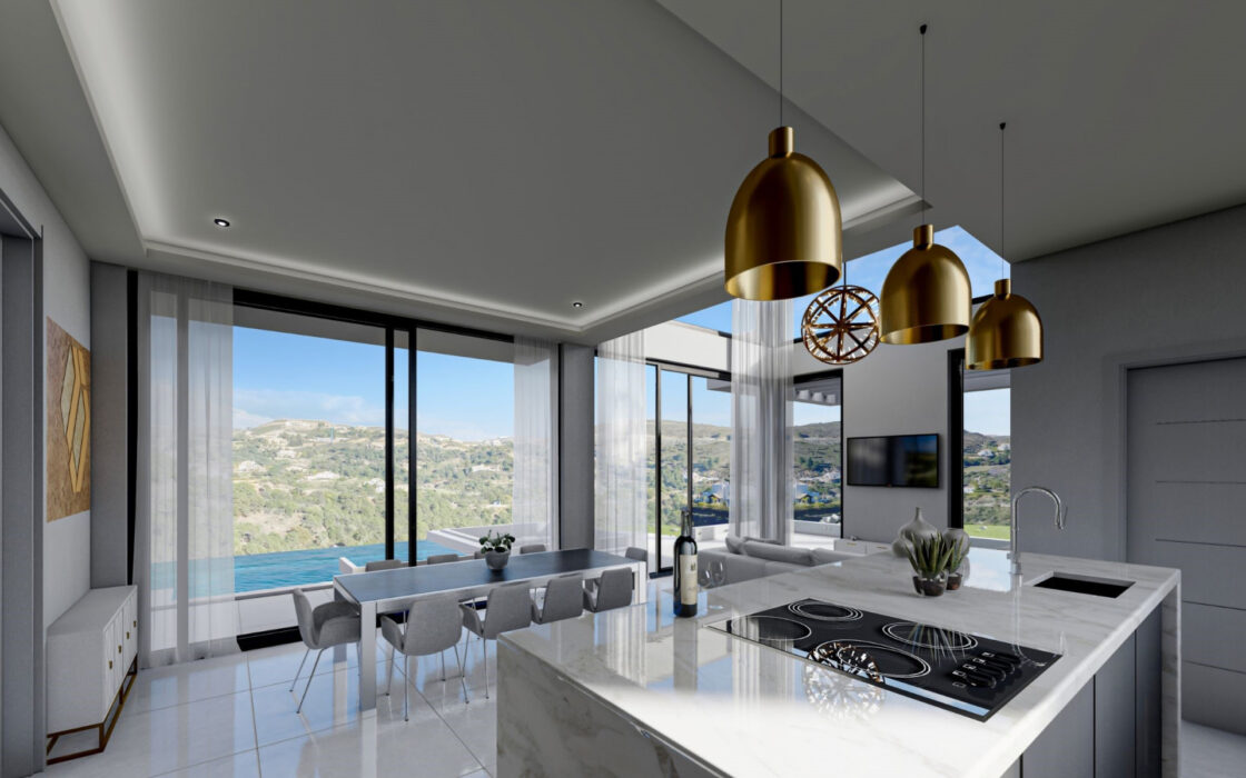 Вилла с 5 спальнями и террасой в Бенахависе, Марбелья