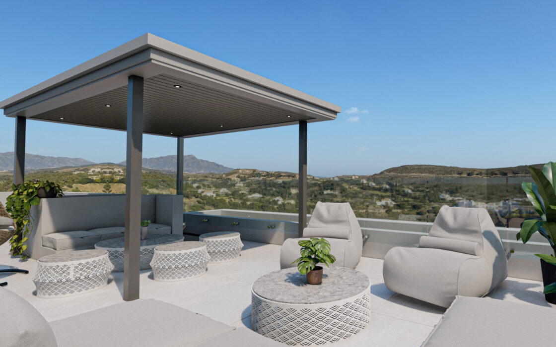 Вилла с 5 спальнями и террасой в Бенахависе, Марбелья