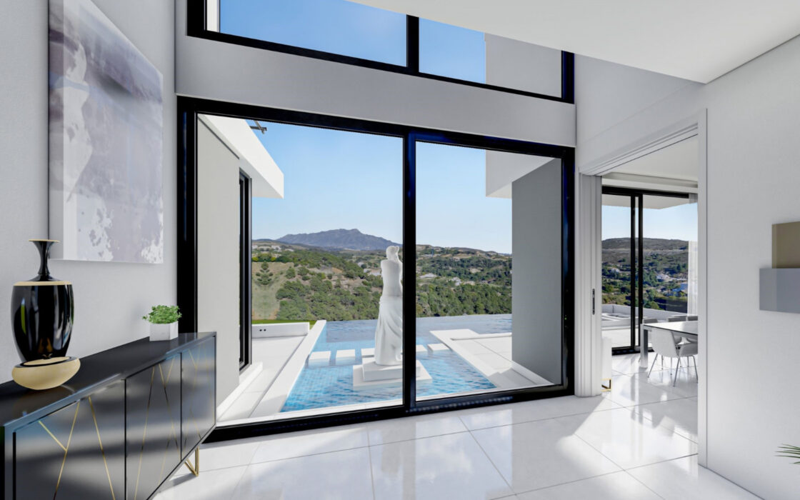 Вилла с 5 спальнями и террасой в Бенахависе, Марбелья