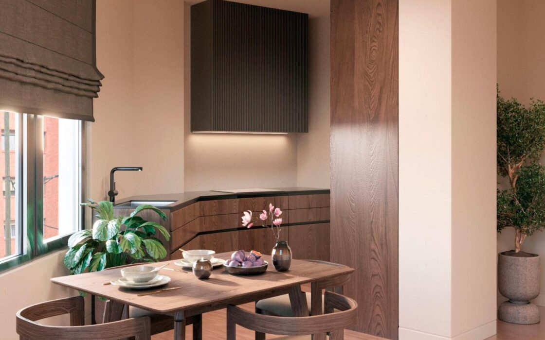 Нова квартира в Аліканте з терасою 53 кв.м в Каролінас Бахас