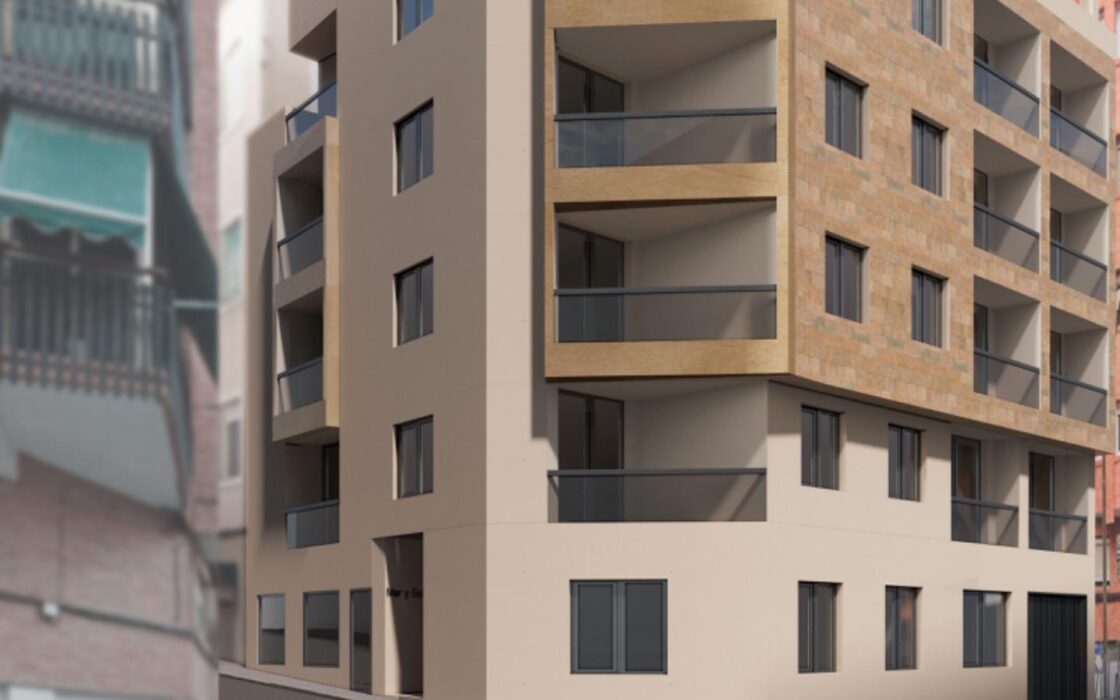 Нова квартира в Аліканте з терасою 53 кв.м в Каролінас Бахас