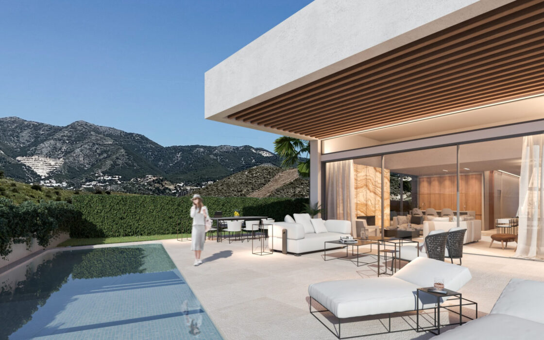 Вілли з панорамним видом на море в Фуенхіролі, 489.5 кв.м.