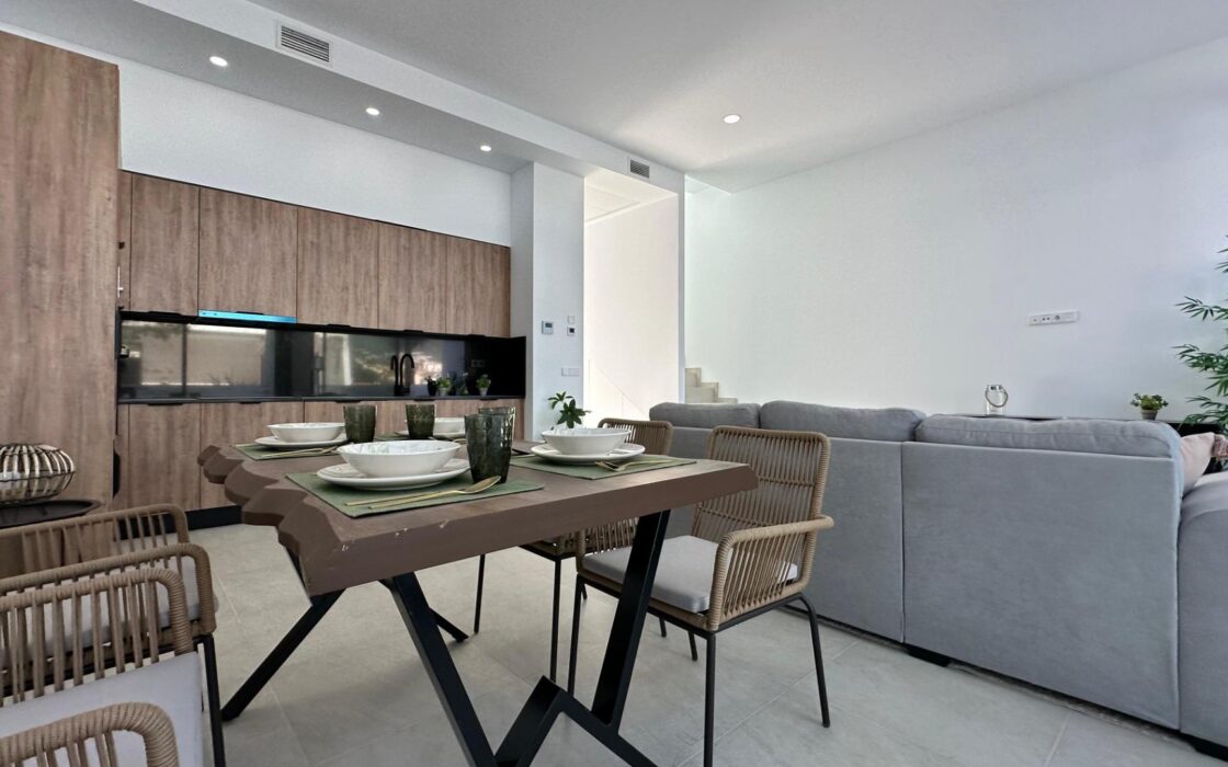 Двоквартирні будинки в Кальпе з терасою та басейном 139 кв.м