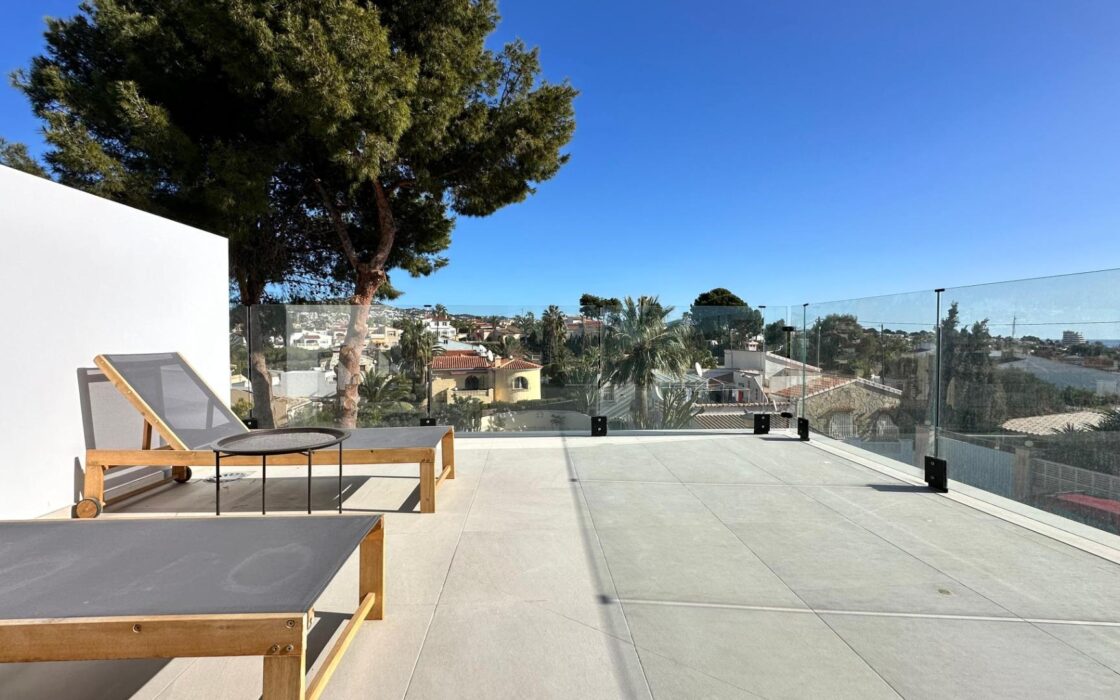 Двоквартирні будинки в Кальпе з терасою та басейном 139 кв.м