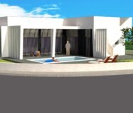 Виллы на Коста Бланке с террасой и бассейном 120 кв.м.