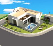 Виллы на Коста Бланке с террасой и бассейном 120 кв.м.