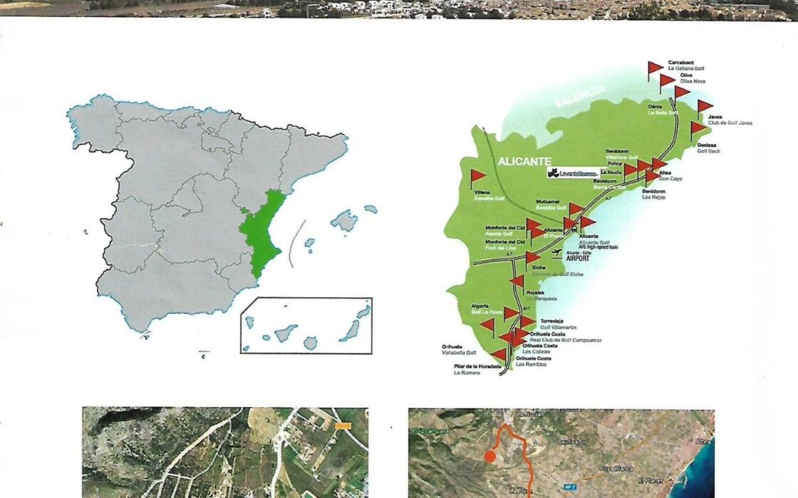 Виллы на Коста Бланке с террасой и бассейном 120 кв.м.