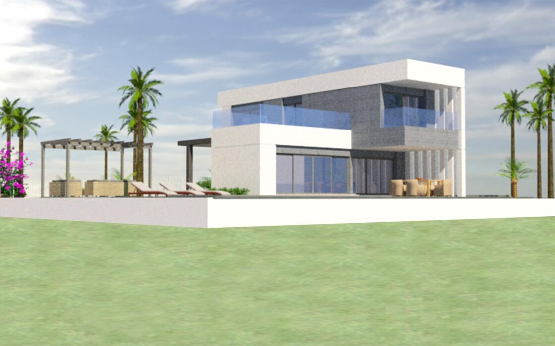 Виллы с бассейном в Полоп-де-ла-Марина, 150 кв.м, 3 спальни