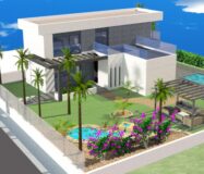 Виллы с бассейном в Полоп-де-ла-Марина, 150 кв.м, 3 спальни