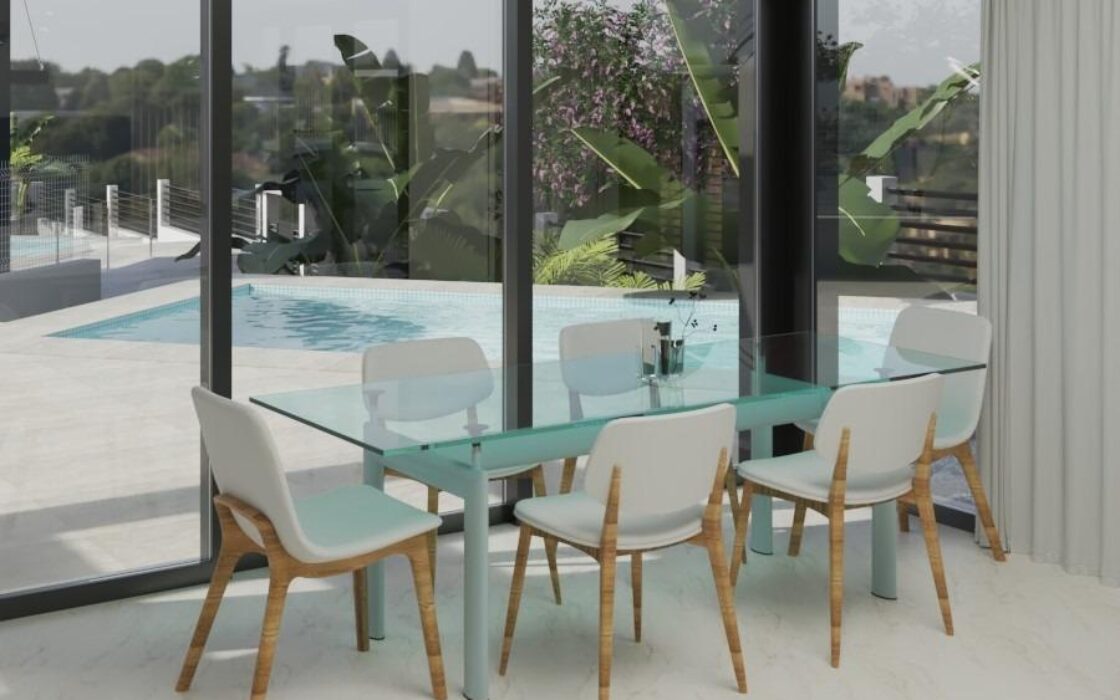 Вілла з басейном у Вільяхойосі, 3 спальні, 300 м до моря