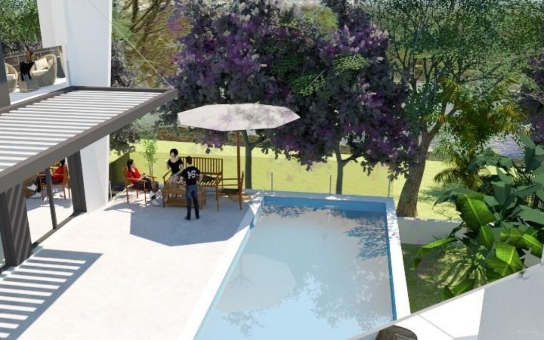 Вілла з басейном у Вільяхойосі, 3 спальні, 300 м до моря