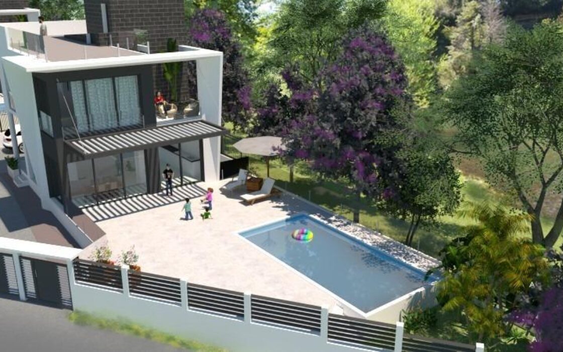 Вілла з басейном у Вільяхойосі, 3 спальні, 300 м до моря