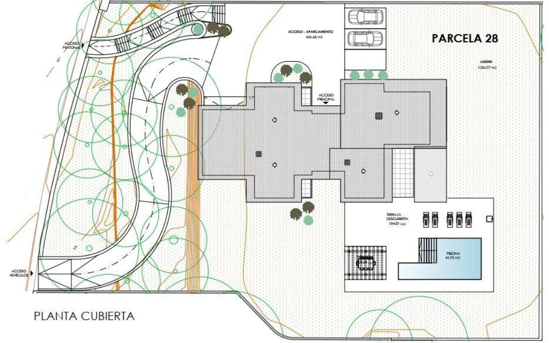 Жилой комплекс с виллой в Торрелодонес 6 спален 1205 кв.м